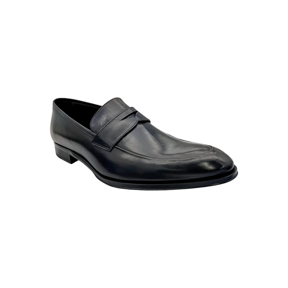 To Boot New York Men's Francis Penny Loafers Black - Medium